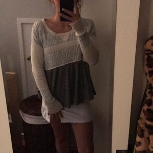 Freepeople babydoll sweater